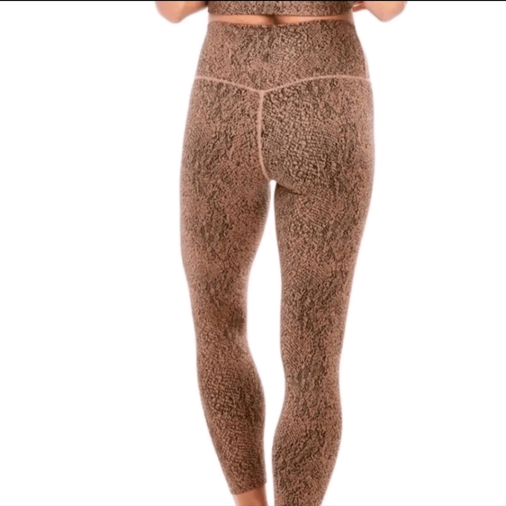 Sage Collective Python Animal Print Cropped Leggi… - image 2